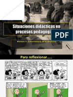 1. Situaciones Didácticas en Procesos Pedagógicos