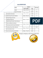 Jadwal Uas FKM Usu