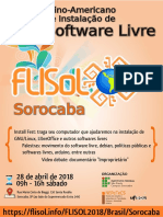 20180428 FLISOL Sorocaba - Cartaz A4