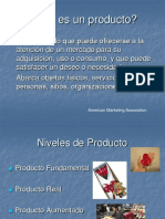 Niveles de Producto