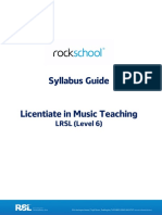 Rockschool LTDip+Syllabus+Guide+Level+6