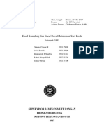 Mip Kelompok 2 Food Sampling Dan Food Recall-1