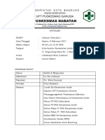 Contoh Notulen Lokmintri