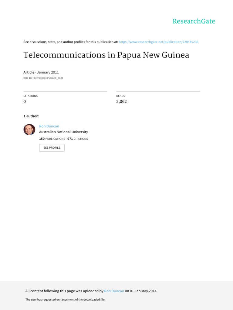 in Papua New Guinea PDF Papua New Guinea