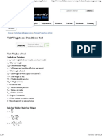 Typical Unit Weights and Densities of Soil