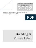 Branding & Private Label: January Through December 2001