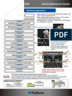 Fusion Splicer Quick Reference Guide