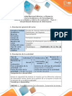 Guía de Actividades y Rúbrica de Evaluación - Paso 2 - Desarrollando Sistemas de Información