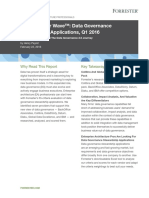 Forrester Wave Data Governance Stewardship Applications 2016 PDF