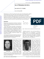 Synthesis and Applications of Rhodamine Derivatives As Uorescent Probes