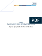 Ejemplos de Planificación