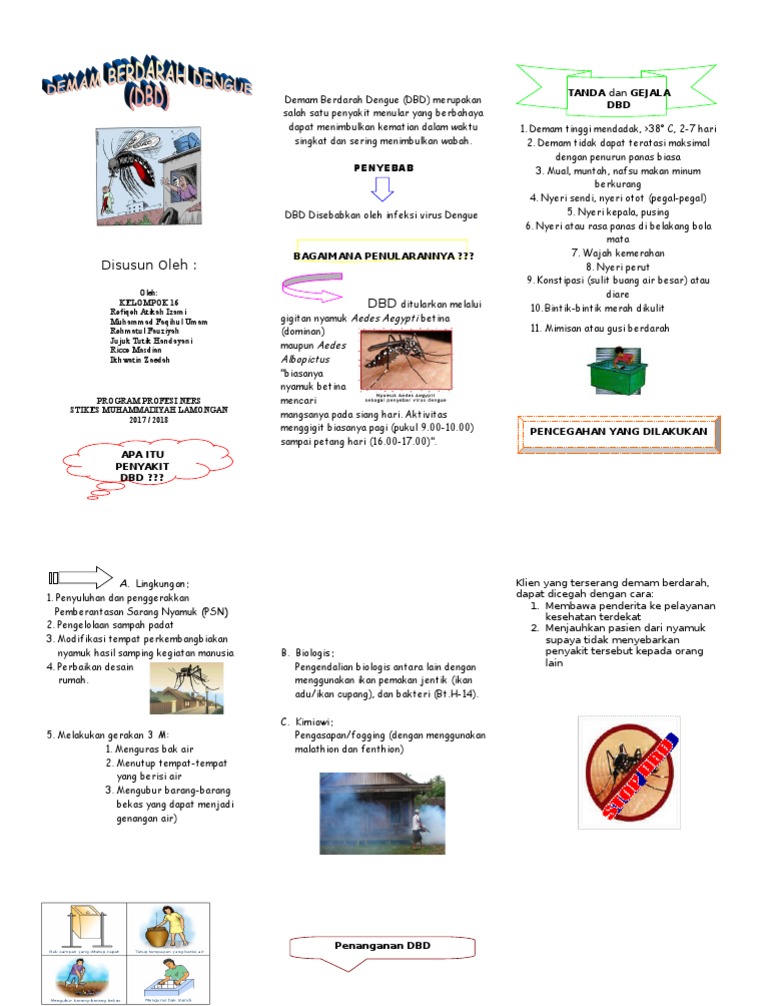 Disusun Oleh Tanda Dan Gejala Dbd Pdf