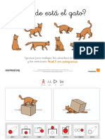 Donde Esta El Gato Conceptos Espaciales Pictogramas Nivel 2