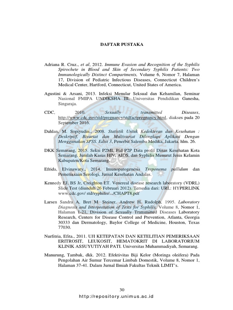 17. DAFTAR PUSTAKA  Infeksi Menular Seksual  Imunologi