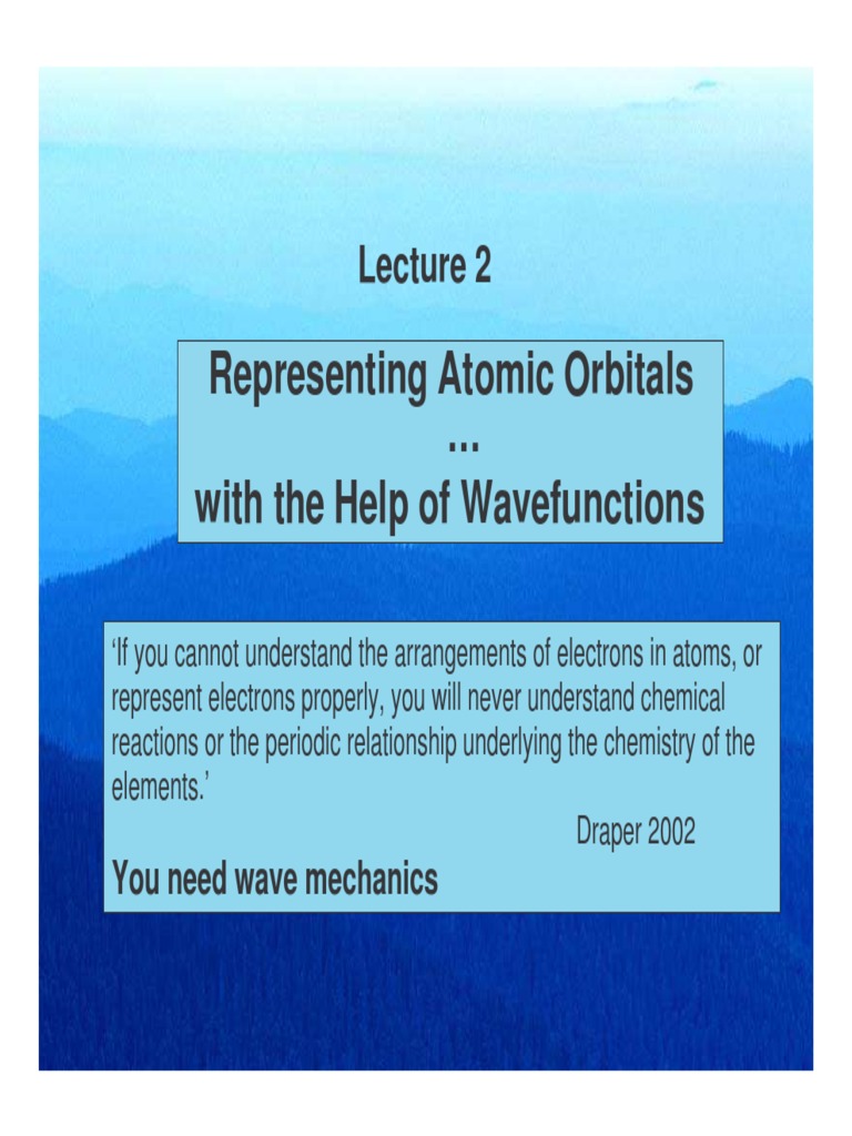Spherical Nodes in 3p and 3s Orbitals | PDF | Atomic Orbital | Wave ...