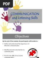 Communication & Listening Skills