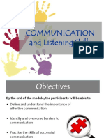 Communication & Listening Skills