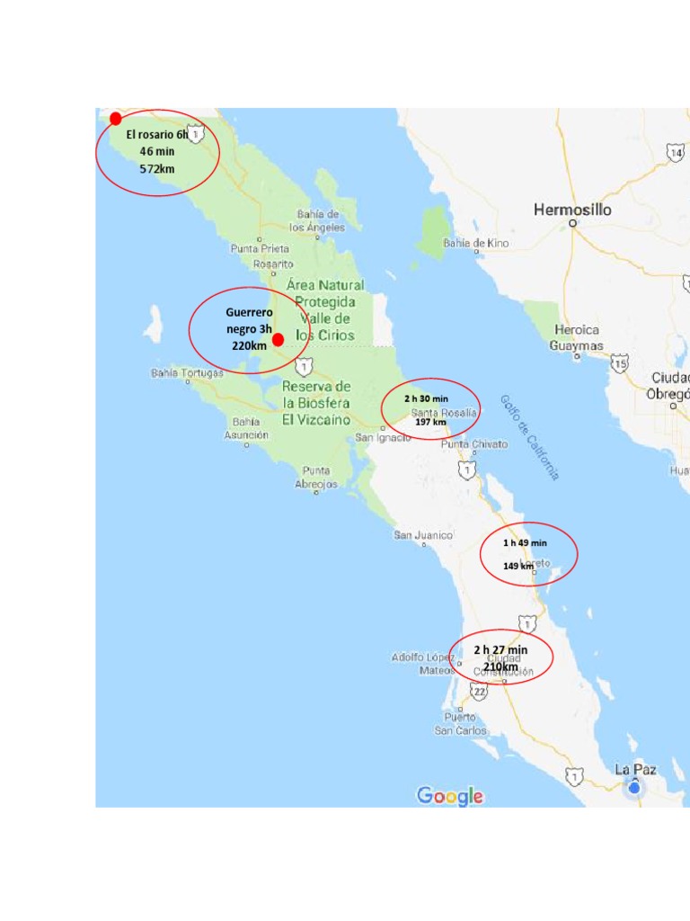 Mapa de Baja California Sur | PDF