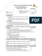 Examen de Fisica 1Q - 1RO - BGU