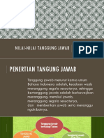 Nilai-Nilai Tanggung Jawab