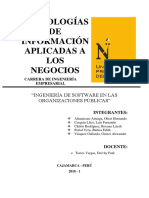 Ingeniería de Software en Las Organizaciones Públicas (1)