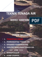 Materi Kuliah Teknik Tenaga Air STT PLN 2013 Minggu Pertama