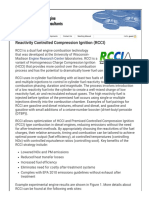 RCCI (Reactivity Controlled Compression Ignition) Engine - Wisconsin Engine Research Consultants - Engine Research Center