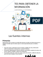 Fuentes para Obtener La Información