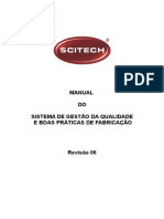 MAN 001 - 06 - Manual Da Qualidade e Boas Práticas de Fabricação