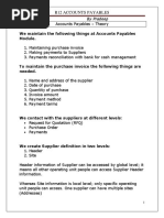 Oracle R12 Payables