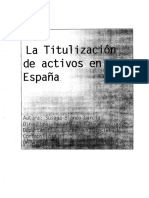 La Titulizacion de Activos en Espana PDF