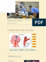 Emergency Management of Cerebrovascular Accident (Cva / Stroke)