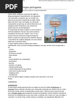 Anglicismo Na Lingua Portuguesa