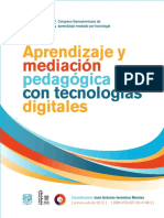 Aprendizaje y Mediación Pedagógica Con Tecnologías Digitales