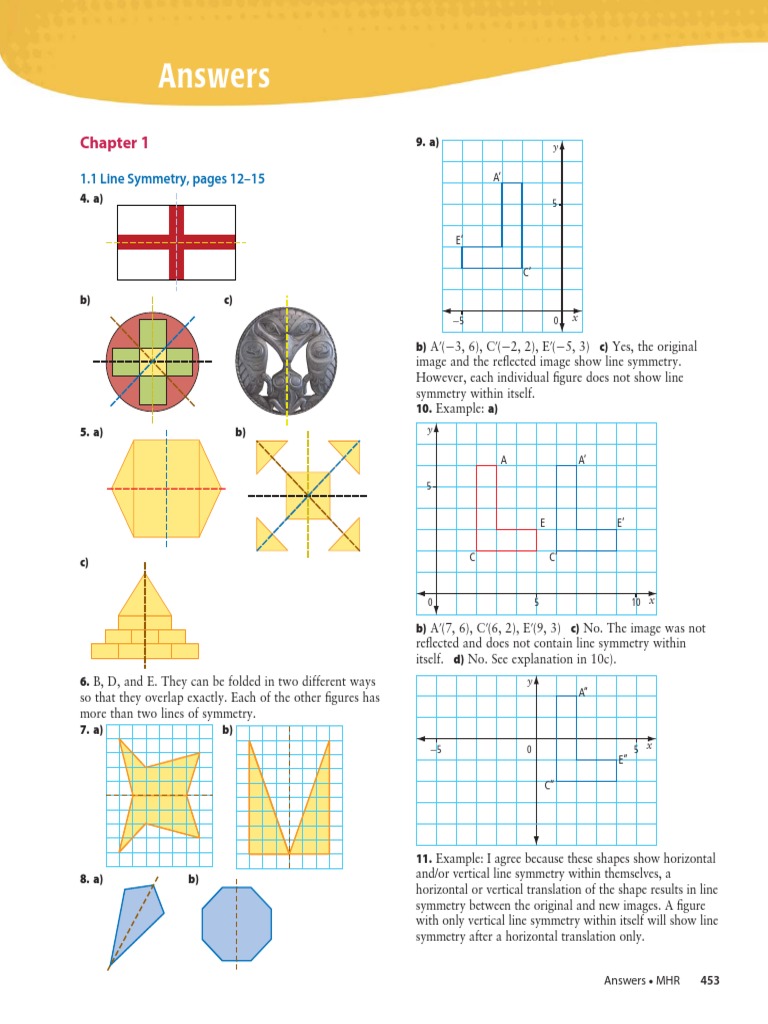 MathLinks Textbook Answers PDF | PDF | Fraction (Mathematics) | Geometry