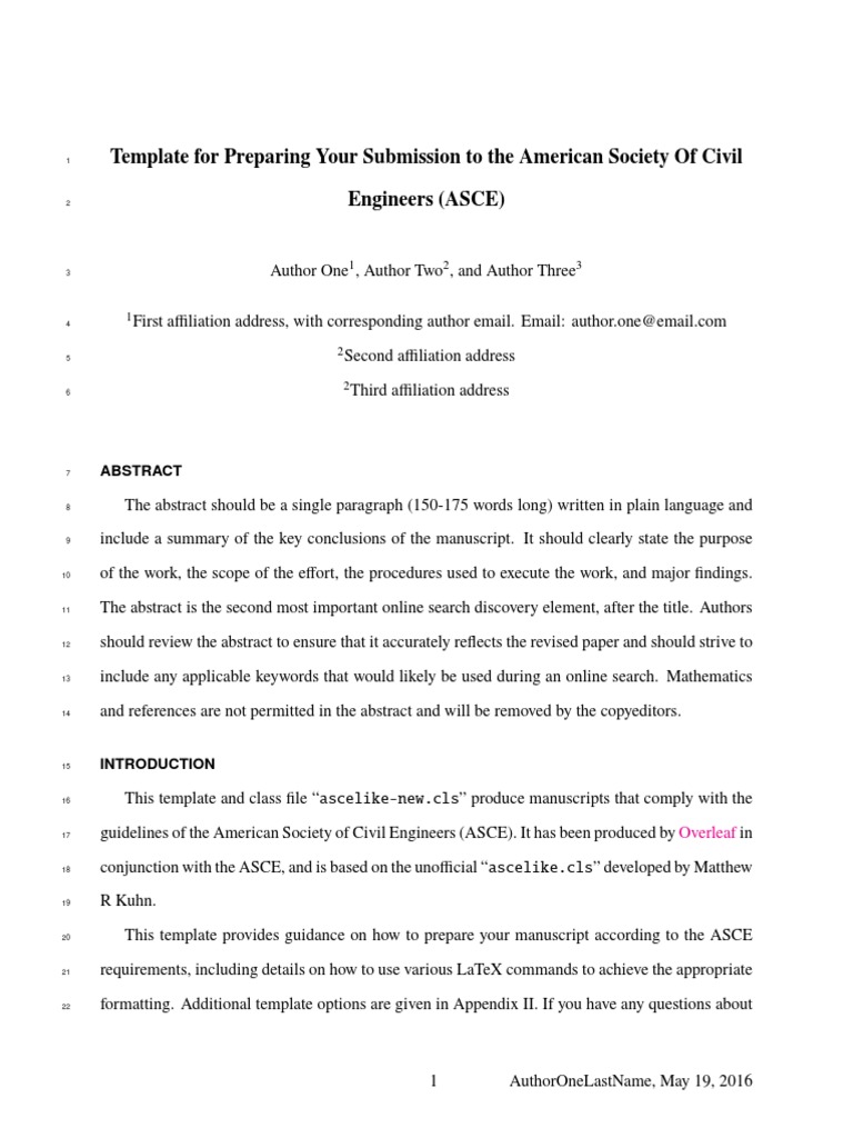 Template For Preparing Your Submission To The American Society of 