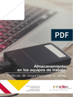 Políticas de seguridad pyme almacenamiento equipos