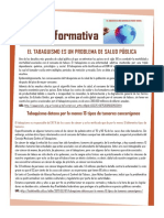 Hoja Informativa # 1 Tabaquismo Febrero 2018