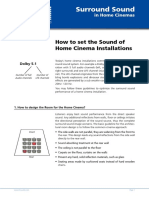 NTI AppNote Surround Sound in Home Cinemas