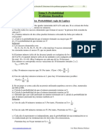 Tema 9. Probabilidad Problemas Resueltos: Experimentos Aleatorios. Probabilidad: Regla de Laplace