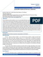 A Case Report On Amoxicillin Induced Stevens-Johnson Syndrome