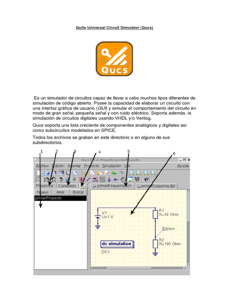 Qucs: Open Source Circuit Simulator | PDF | Computing And Information ...