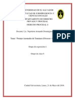 Formas Anormales de Terminar El Proceso: La Transacción