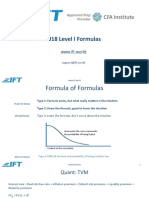 2018 Level I Formula Sheet 1 PDF