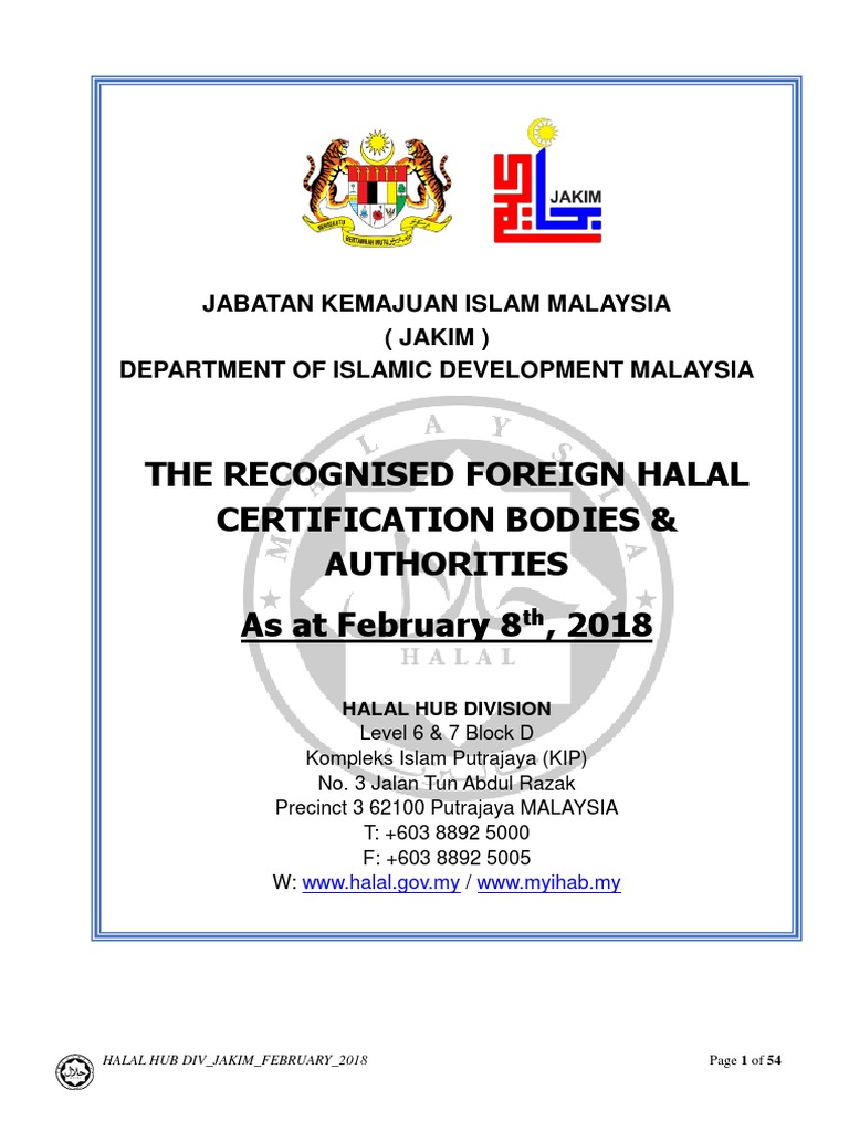 Muis Recognized Halal Bodies _ Halal Approved Bodies List – XQVUE