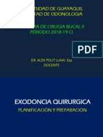 Cirugia Bucal II. Primera Clase. 2018-19 Ci.