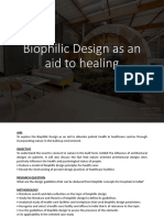 Biophilic Design As An Aid To Healing