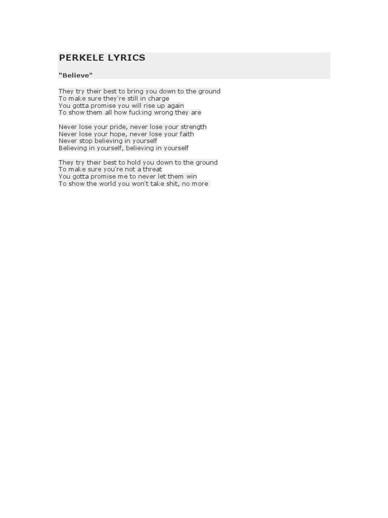 Perkele Lyrics PDF