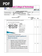 Automobile Engineering Internal Exam Question Paper