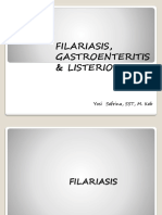Filariasis, Gastroenteritis & Listeriosis: Yosi Sefrina, SST, M. Keb